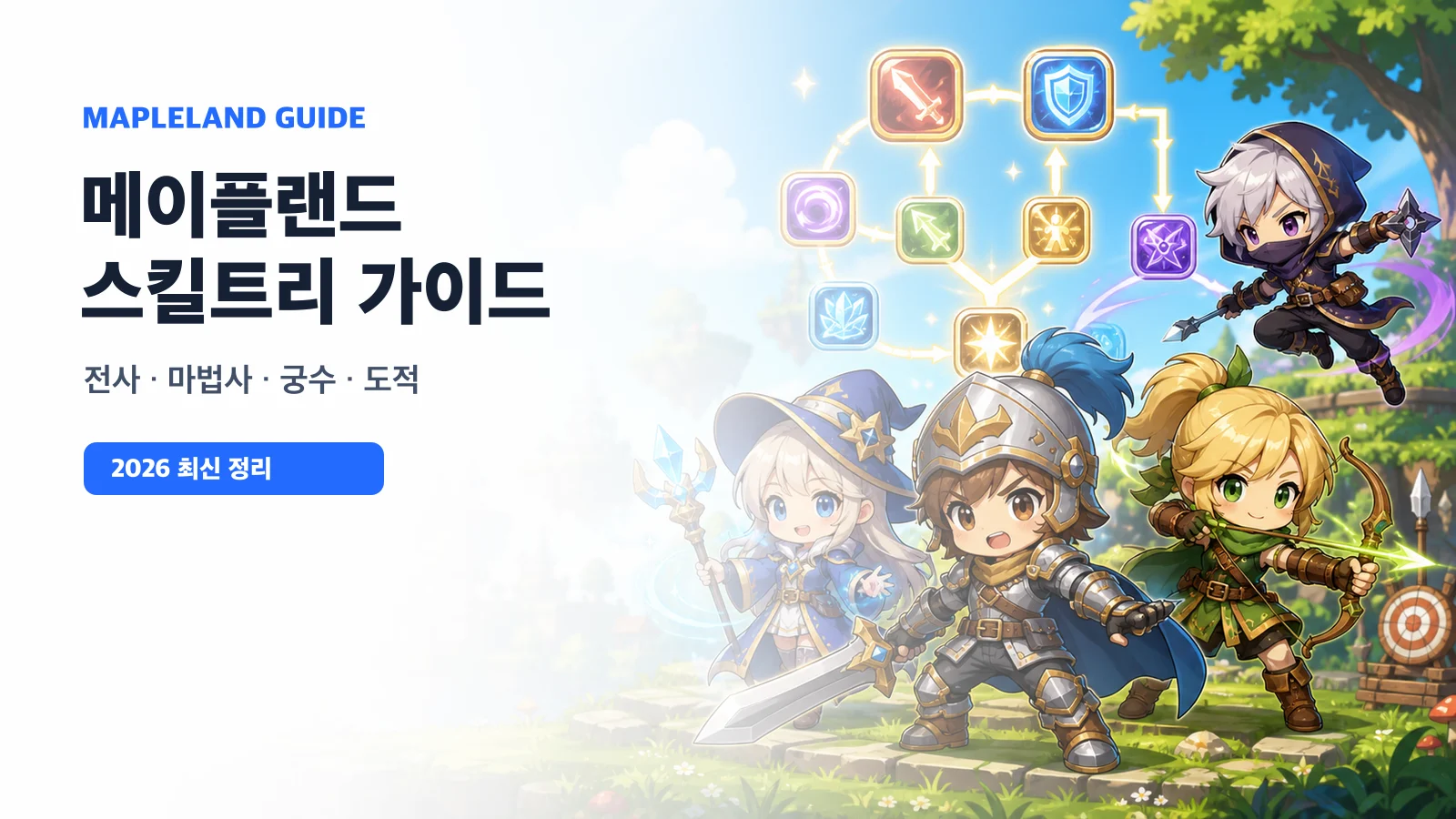 메이플랜드 스킬트리 가이드 썸네일